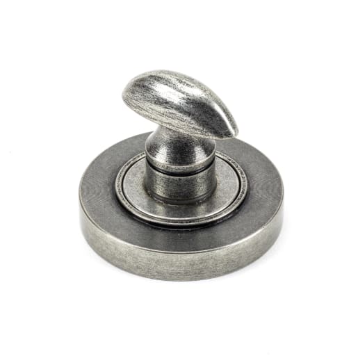From The Anvil Pewter Round Thumbturn Set (Plain)