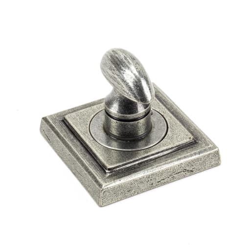 From The Anvil Pewter Round Thumbturn Set (Square)