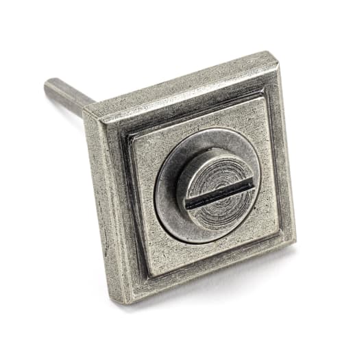 From The Anvil Pewter Round Thumbturn Set (Square)