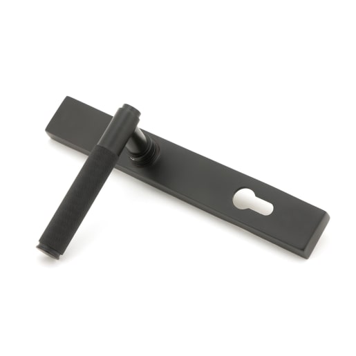 From The Anvil Aged Bronze Brompton Slimline Lever Espag. Lock Set