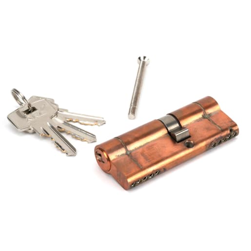 From The Anvil Polished Bronze 35/45 5pin Euro Cylinder KA