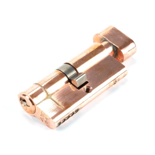 From The Anvil Polished Bronze 35/35 5pin Euro Cylinder/Thumbturn