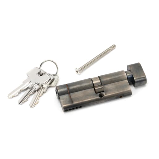 From The Anvil Pewter 35T/45 5pin Euro Cylinder/Thumbturn