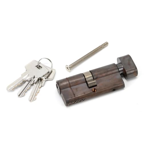 From The Anvil Aged Bronze 35/35 5pin Euro Cylinder/Thumbturn KA