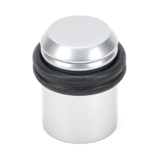 From The Anvil Satin Chrome Floor Mounted Door Stop