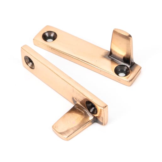 From The Anvil Polished Bronze Night-Vent Locking Avon Fastener