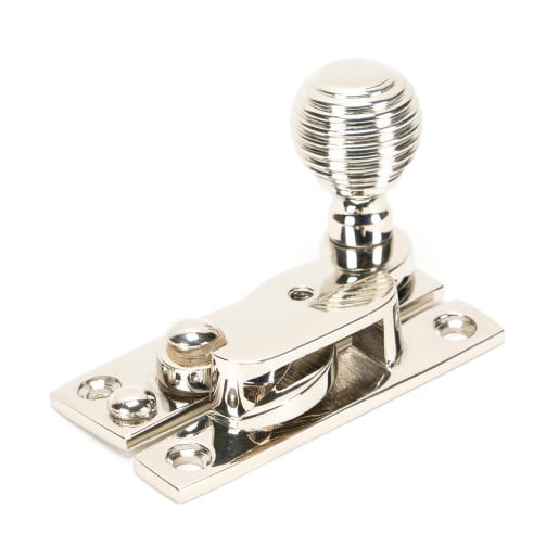 From the Anvil Beehive Sash Hook Fastener Polished Nickel