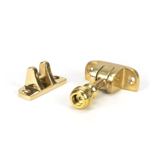 From The Anvil Polished Brass Prestbury Brighton Fastener (Radiused)