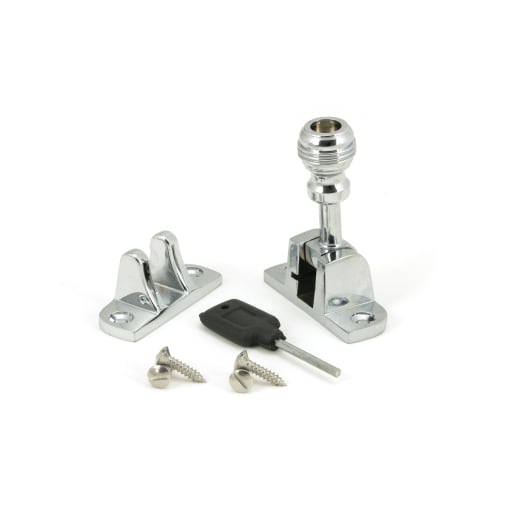 From The Anvil Polished Chrome Prestbury Brighton Fastener (Radiused)