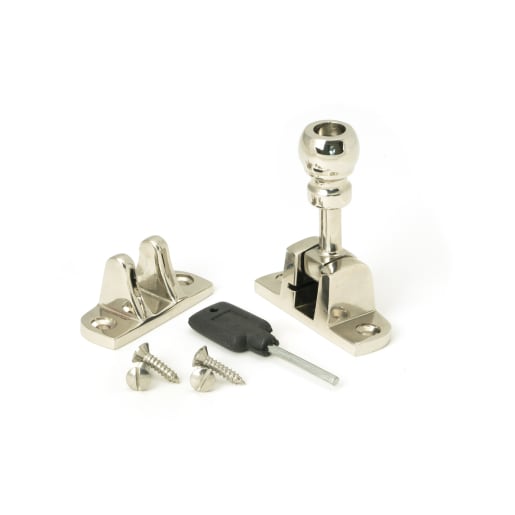 From The Anvil Polished Nickel Mushroom Brighton Fastener (Radiused)