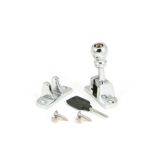 From The Anvil Polished Chrome Mushroom Brighton Fastener (Radiused)