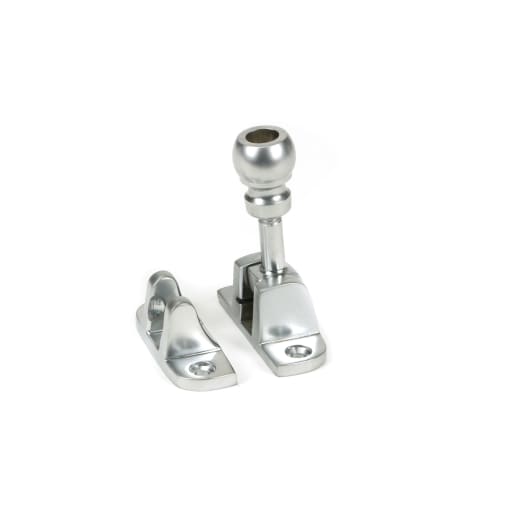 From The Anvil Satin Chrome Mushroom Brighton Fastener (Radiused)