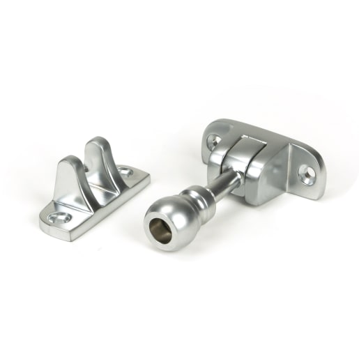 From The Anvil Satin Chrome Mushroom Brighton Fastener (Radiused)