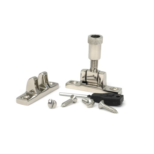 From The Anvil Polished Nickel Brompton Brighton Fastener - Narrow (Square)