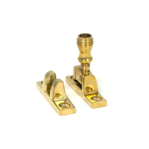 From The Anvil Polished Brass Prestbury Brighton Fastener - Narrow (Square)