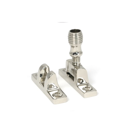 From The Anvil Polished Nickel Beehive Brighton Fastener - Narrow (Square)