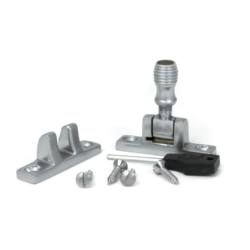 From The Anvil Satin Chrome Beehive Brighton Fastener - Narrow (Square)