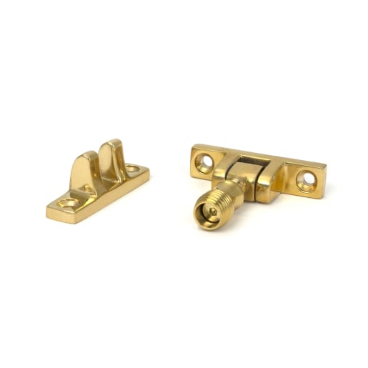 From The Anvil Polished Brass Mushroom Brighton Fastener - Narrow (Square)