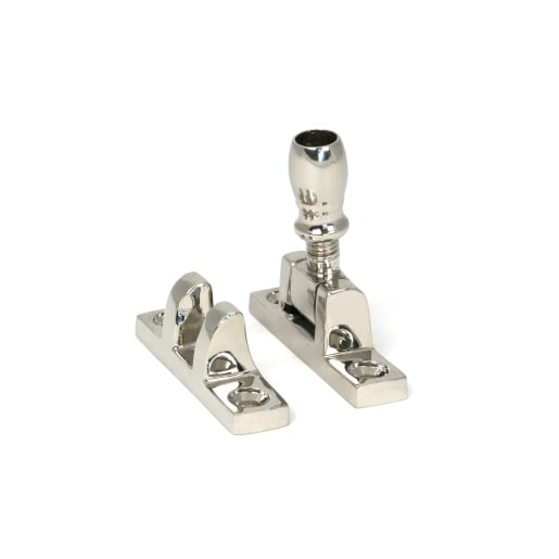 From The Anvil Polished Nickel Mushroom Brighton Fastener - Narrow (Square)