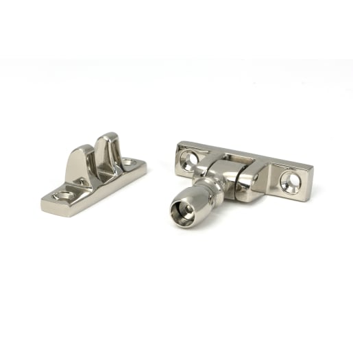 From The Anvil Polished Nickel Mushroom Brighton Fastener - Narrow (Square)