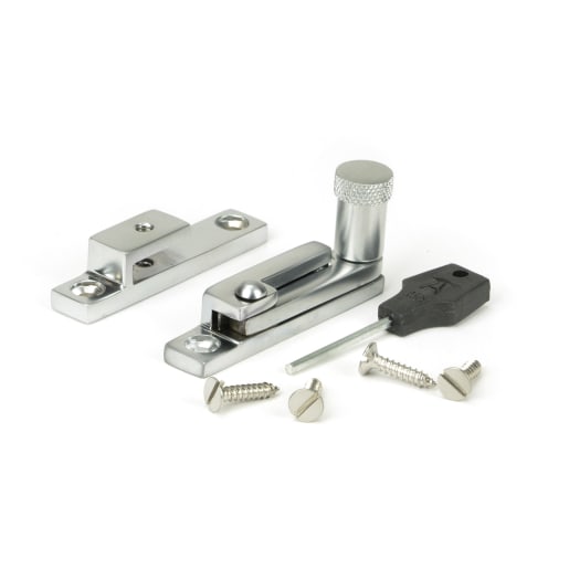 From The Anvil Satin Chrome Brompton Quadrant Fastener - Narrow