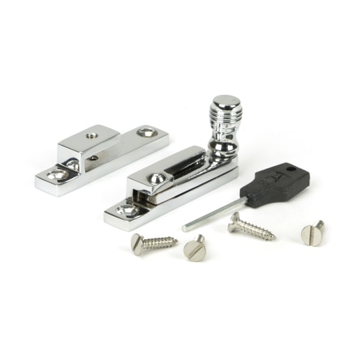 From The Anvil Polished Chrome Prestbury Quadrant Fastener - Narrow