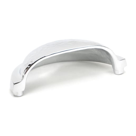 From The Anvil Polished Chrome Hammered Regency Concealed Drawer Pull