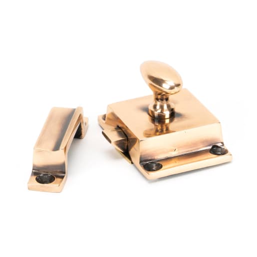 From The Anvil Polished Bronze Cabinet Latch