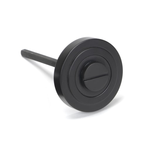 From The Anvil Aged Bronze Round Thumbturn Set (Art Deco)