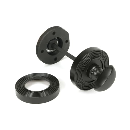 From The Anvil Aged Bronze Round Thumbturn Set (Beehive)