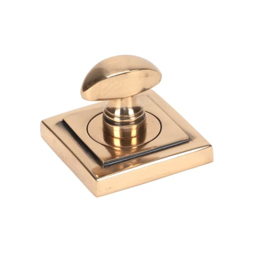 From The Anvil Polished Bronze Round Thumbturn Set (Square)