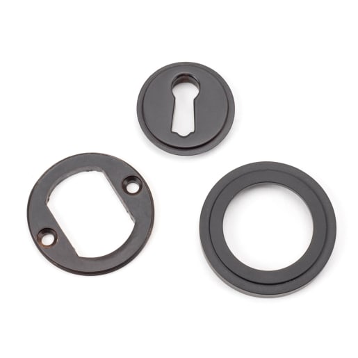 From The Anvil Aged Bronze Round Escutcheon (Art Deco)