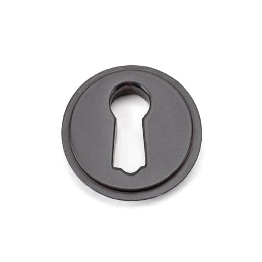 From The Anvil Aged Bronze Round Escutcheon (Square)