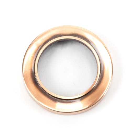 From The Anvil Polished Bronze Round Euro Escutcheon (Plain)