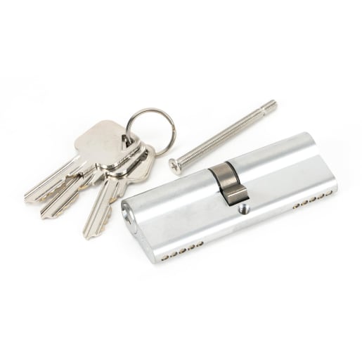 From The Anvil Satin Chrome 45/45 5pin Euro Cylinder