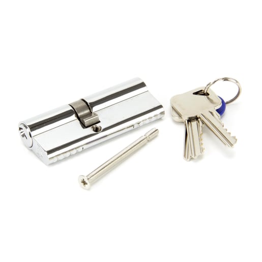 From The Anvil Polished Chrome 35/45 5pin Euro Cylinder KA