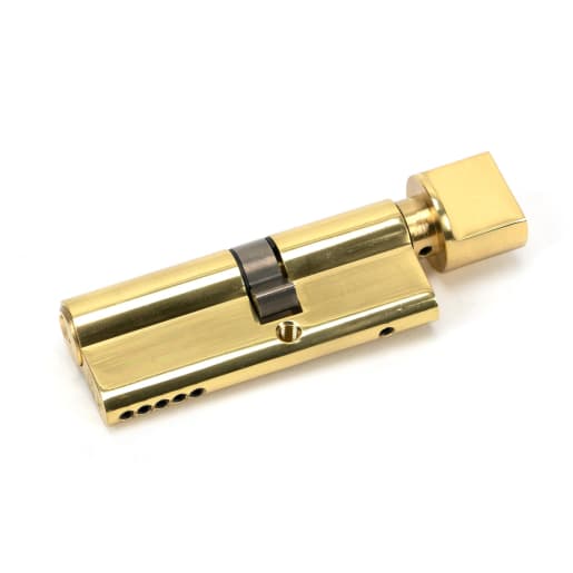 From The Anvil Lacquered Brass 35T/45 5pin Euro Cylinder/Thumbturn