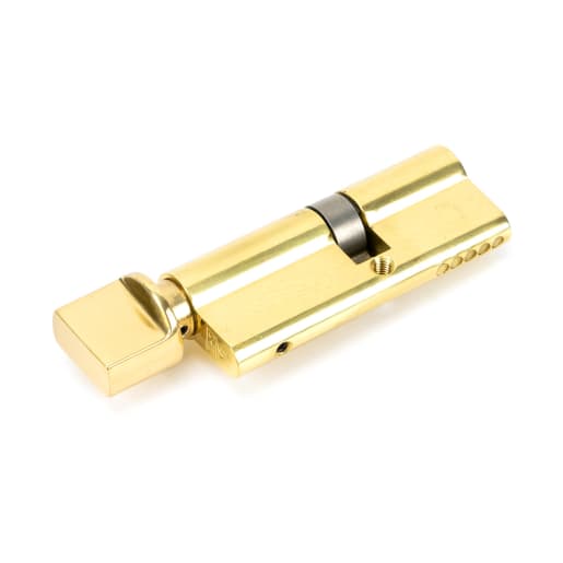 From The Anvil Lacquered Brass 35/45T 5pin Euro Cylinder/Thumbturn
