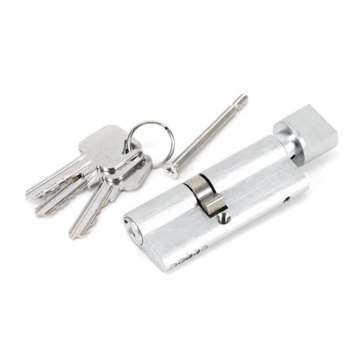 From The Anvil Satin Chrome 35/45T 5pin Euro Cylinder/Thumbturn