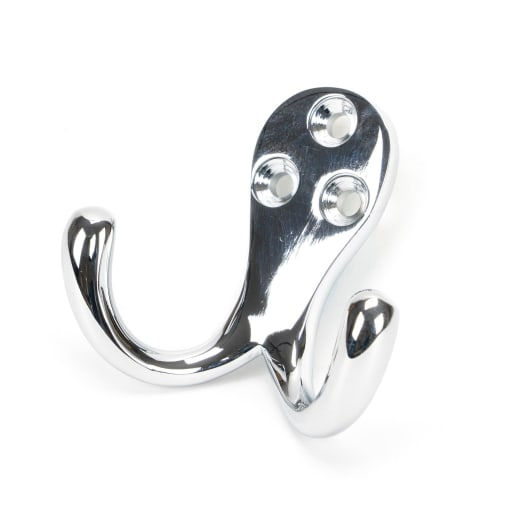 From The Anvil Polished Chrome Celtic Double Robe Hook
