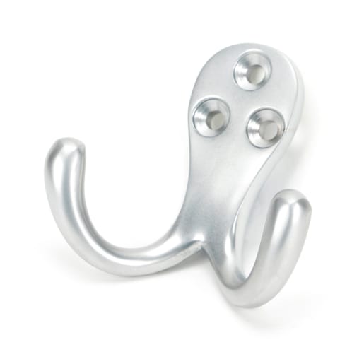 From The Anvil Satin Chrome Celtic Double Robe Hook