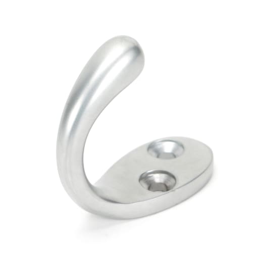From The Anvil Satin Chrome Celtic Single Robe Hook