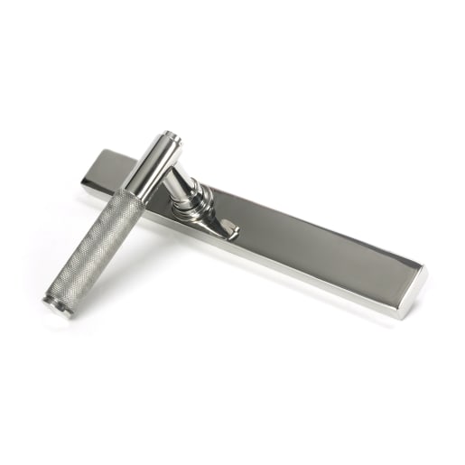 From The Anvil Polished Marine SS (316) Brompton Slimline Lever Espag. Latch Set