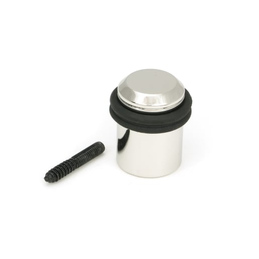 From The Anvil Polished Marine SS (316) Floor Mounted Door Stop