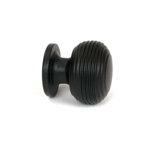 From The Anvil Matt Black Beehive Cabinet Knob 30mm