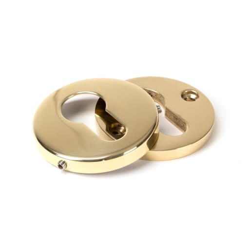 From The Anvil Polished Brass 52mm Regency Concealed Escutcheon