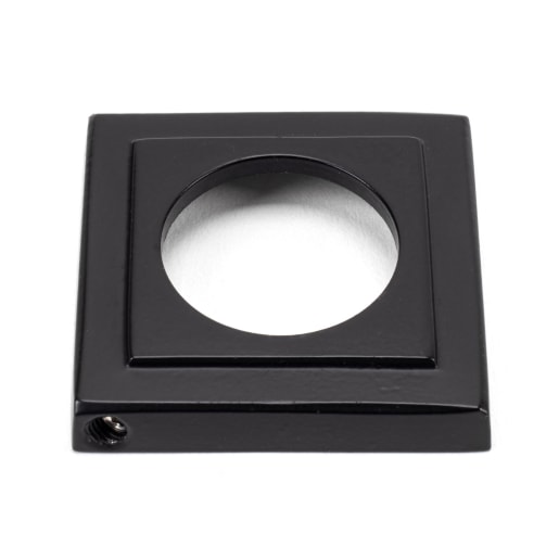 From The Anvil Matt Black Round Thumbturn Set (Square)