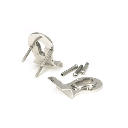 From The Anvil Polished Marine SS (316) 50mm Euro Door Pull (Back to Back fixings)