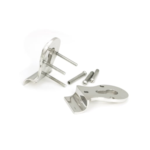 From The Anvil Polished Marine SS (316) 50mm Euro Door Pull (Back to Back fixings)