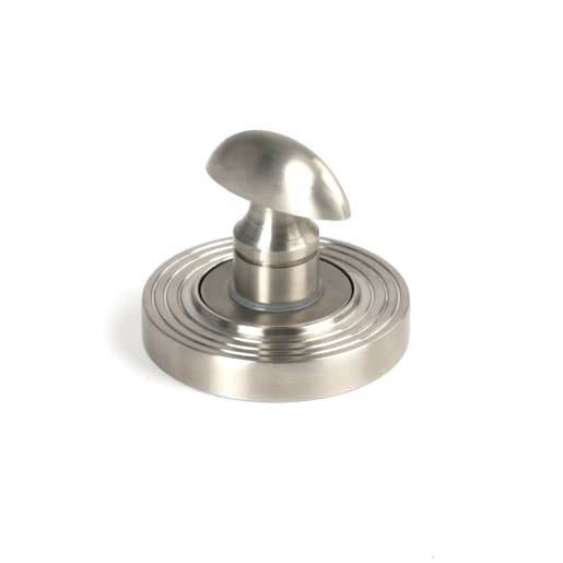 From The Anvil Satin Marine SS (316) Round Thumbturn Set (Beehive)